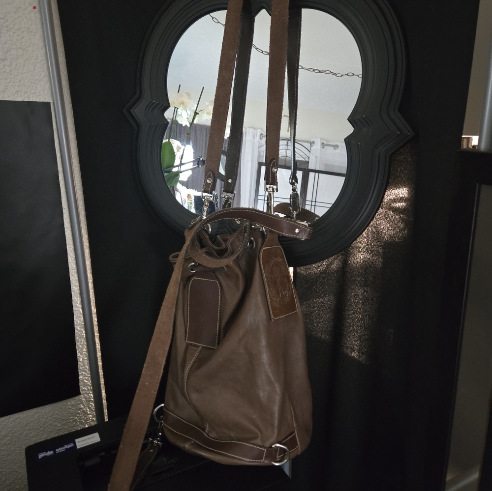 Brown Leather Men's Bag